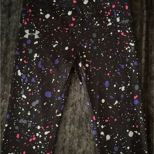 Under Armour Kids' Black Splatter Leggings